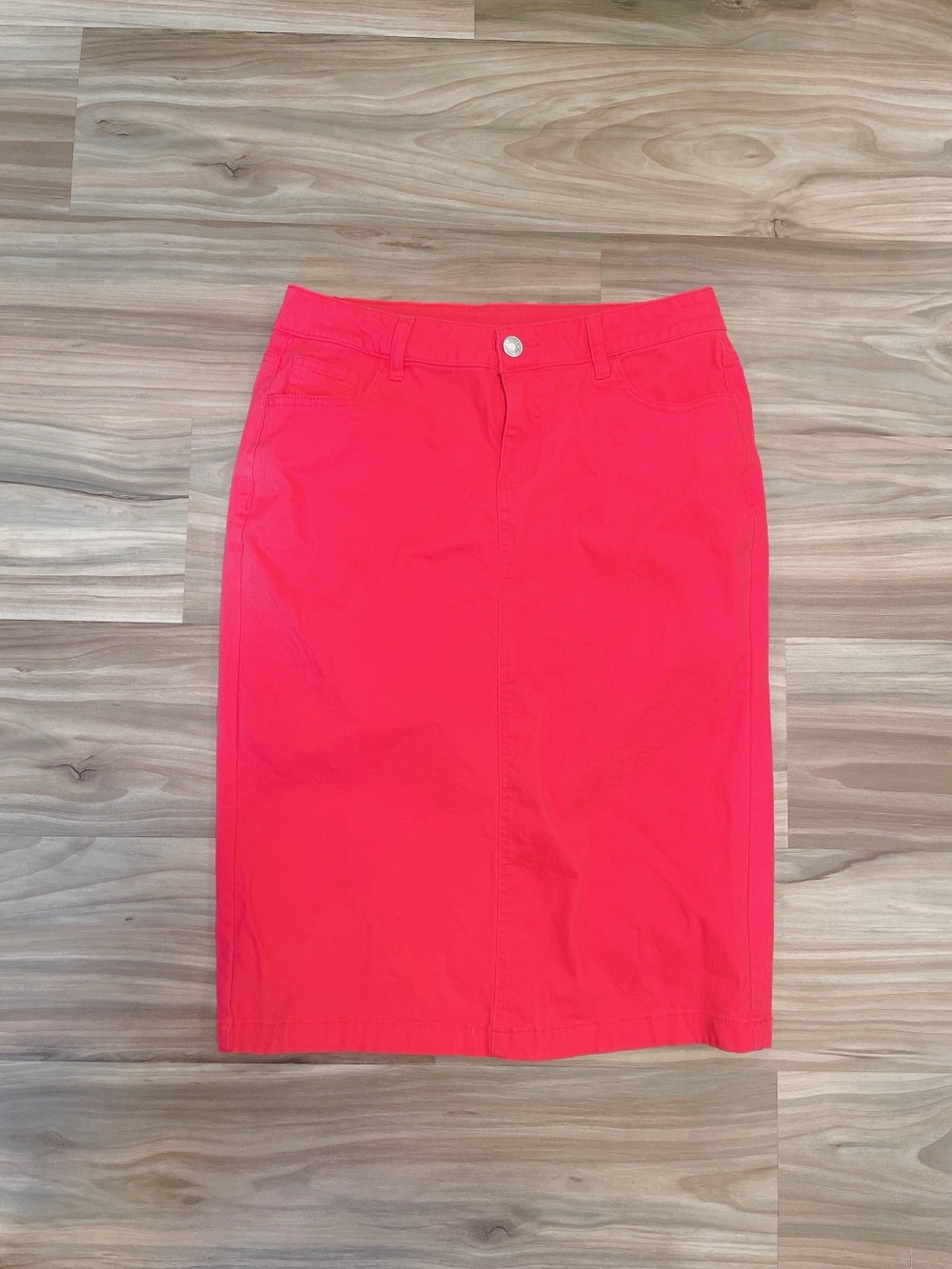 Be Girl Hot Pink Denim Skirt Size Large